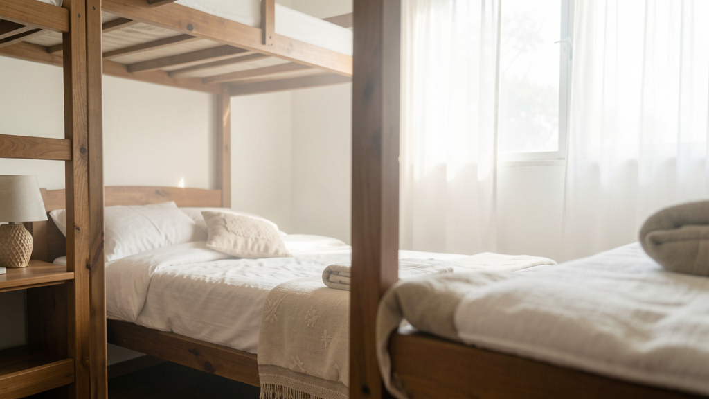 Detalhe fotográfico relacionado a Quarto privativo em Hostel vs. Hotel 3 estrelas: onde o dinheiro rende mais?